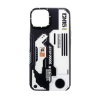 Protective Apple iPhone Back Cover - 3D Matte Print Case for iPhone with detachable ring protection - Style 14