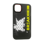 Protective Apple iPhone Back Cover - 3D Matte Print Case for iPhone with detachable ring protection - Style 11