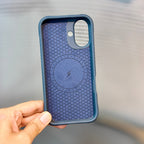 Protective Apple iPhone Back Cover - AeroBlue Carbon MagSafe iPhone 17 Series Case - Style 6