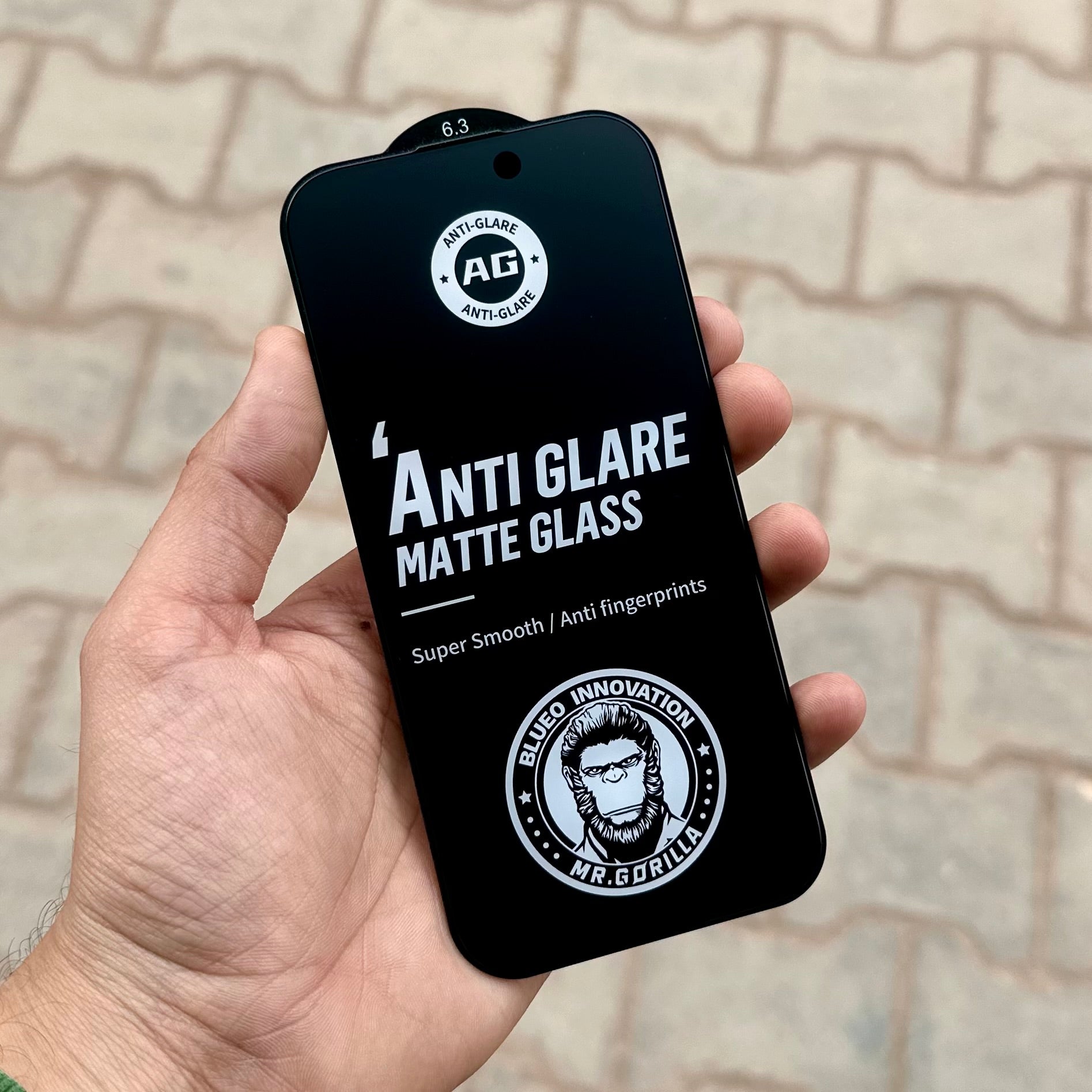 Blueo AG Matt Glass ( No. 1163 ) Mobile Case by CoverMeUp - Style 4