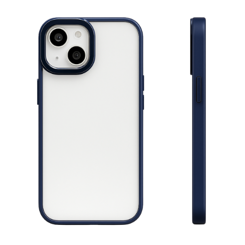 Clear Back Cover Compatible with iPhone, Military-Grade Drop Protection, Shock-Absorbing Corners, Yellowing-Resistant Hard Back, Scratch Resistant