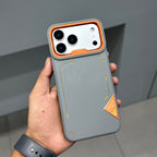 KAJSA FEAT NW CASE - GREY ORANGE ( No. 2602 ) Mobile Case by CoverMeUp - Style 2