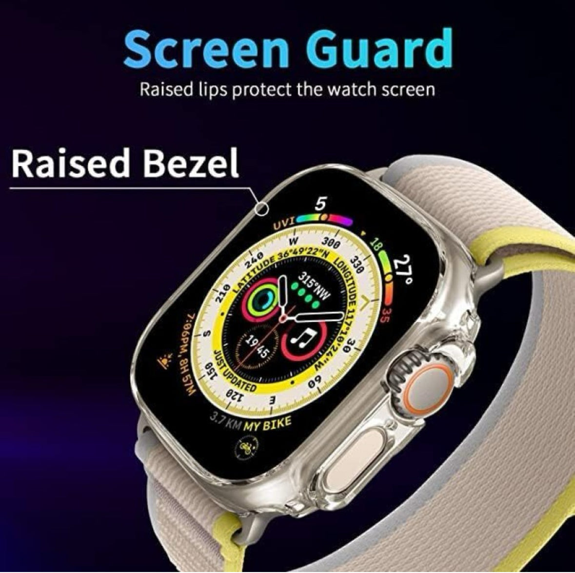 iWatch Bumper Case Without Glass- Transparent Glossy ( No.1357 ) Mobile Case by CoverMeUp - Style 4