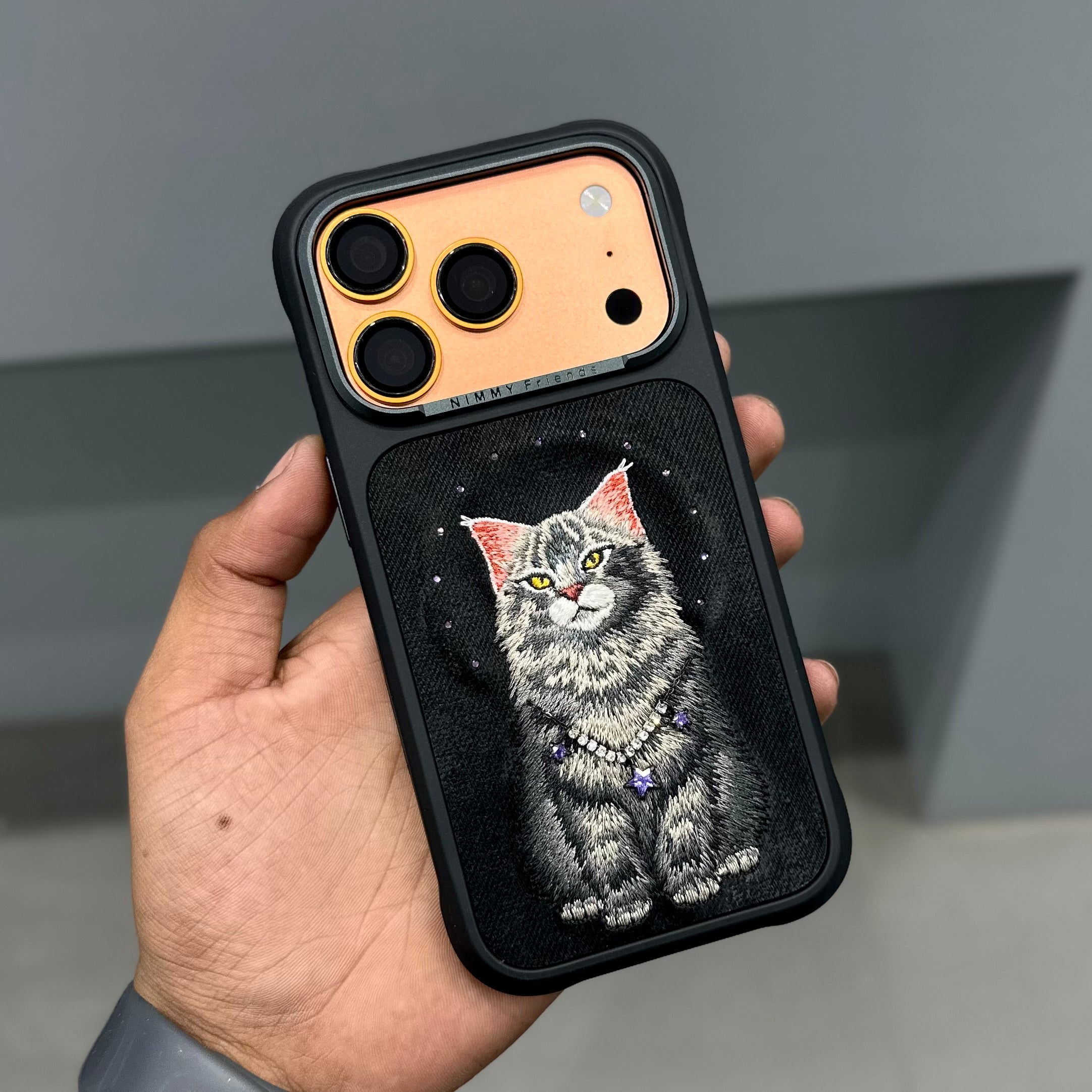 NIMMY FASION SERIES MAGSAFE-BLACK CAT ( No. 3351 )