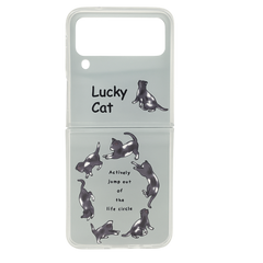 Cute Cartoon Cat Phone Case for Samsung Galaxy Z Flip 4