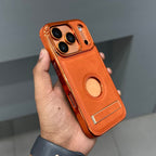 ICON LUXURIOUS WITH STAND - ORANGE ( No. 2597 ) Mobile Case by CoverMeUp - Style 2