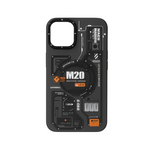 Protective Apple iPhone Back Cover - 3D Matte Print Case for iPhone with detachable ring protection - Style 4