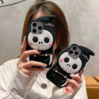 Cute 3D Ghost Silicon Case for iPhone