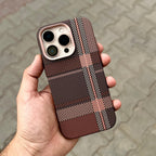 Luxo Brown Check 3.0 Case ( No. 1544 ) Mobile Case by CoverMeUp - Style 4