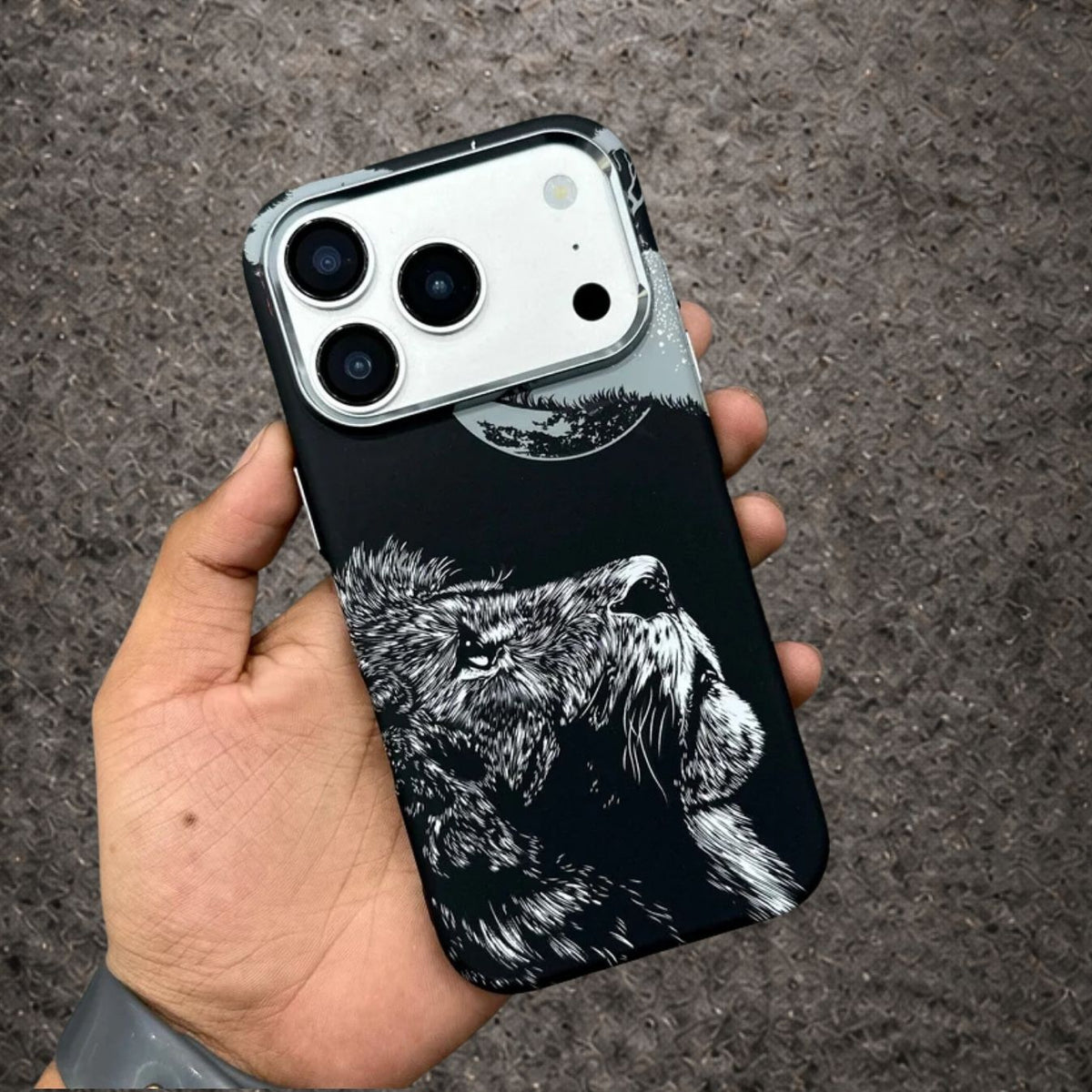 Luxo Carbon Texture Animal Series Magsafe