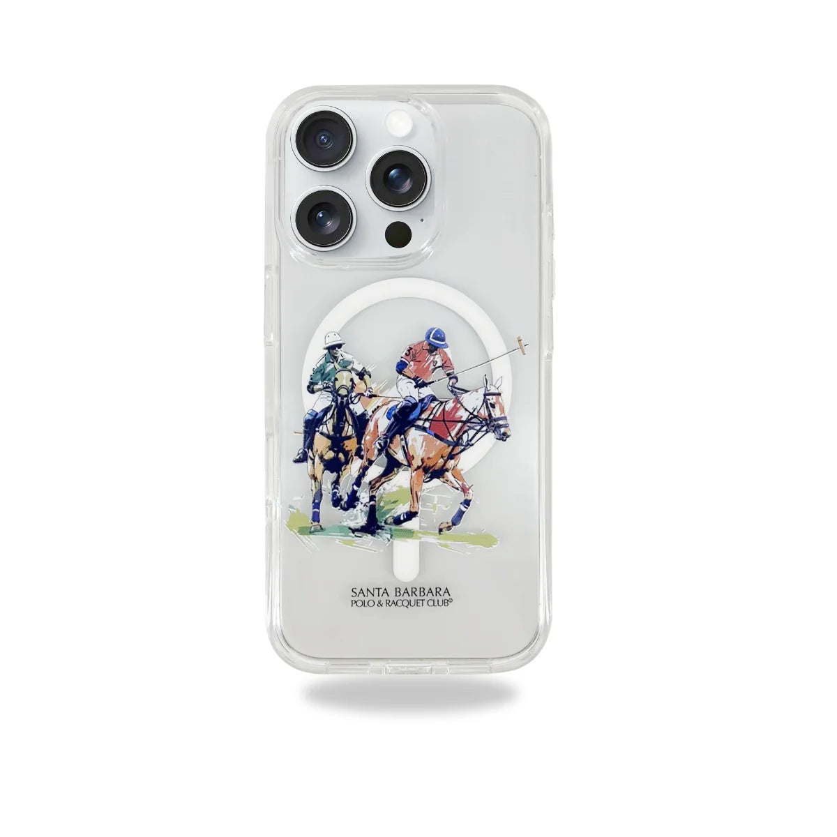 Santa Barbara Polo Raquet Club Willie Series for iPhone 16 (Transparent)