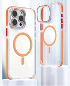 Protective Apple iPhone Back Cover - Dual Color iPhone Protective Case with Built-in Stash Stand Phone Case