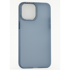 Smoky Clear Case for iPhone with metal ring protection