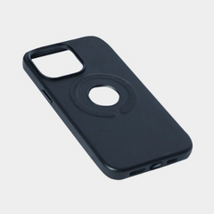 Leather Case Magsafe  with Logo Cut for iPhone