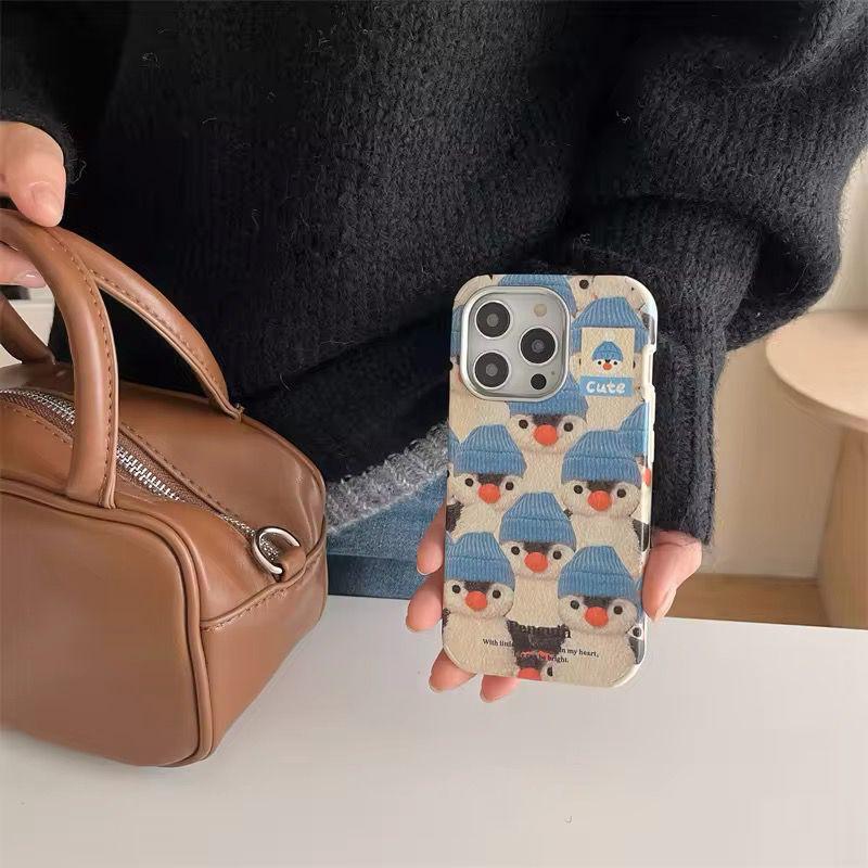 Protective Apple iPhone Back Cover - Printed Penguin Hard iPhone Case
