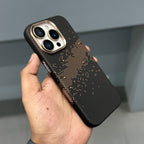 LUXO MAGSAFE CASE - BROWN STARS ( No. 3580 )