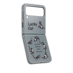 Cute Cartoon Cat Phone Case for Samsung Galaxy Z Flip 4