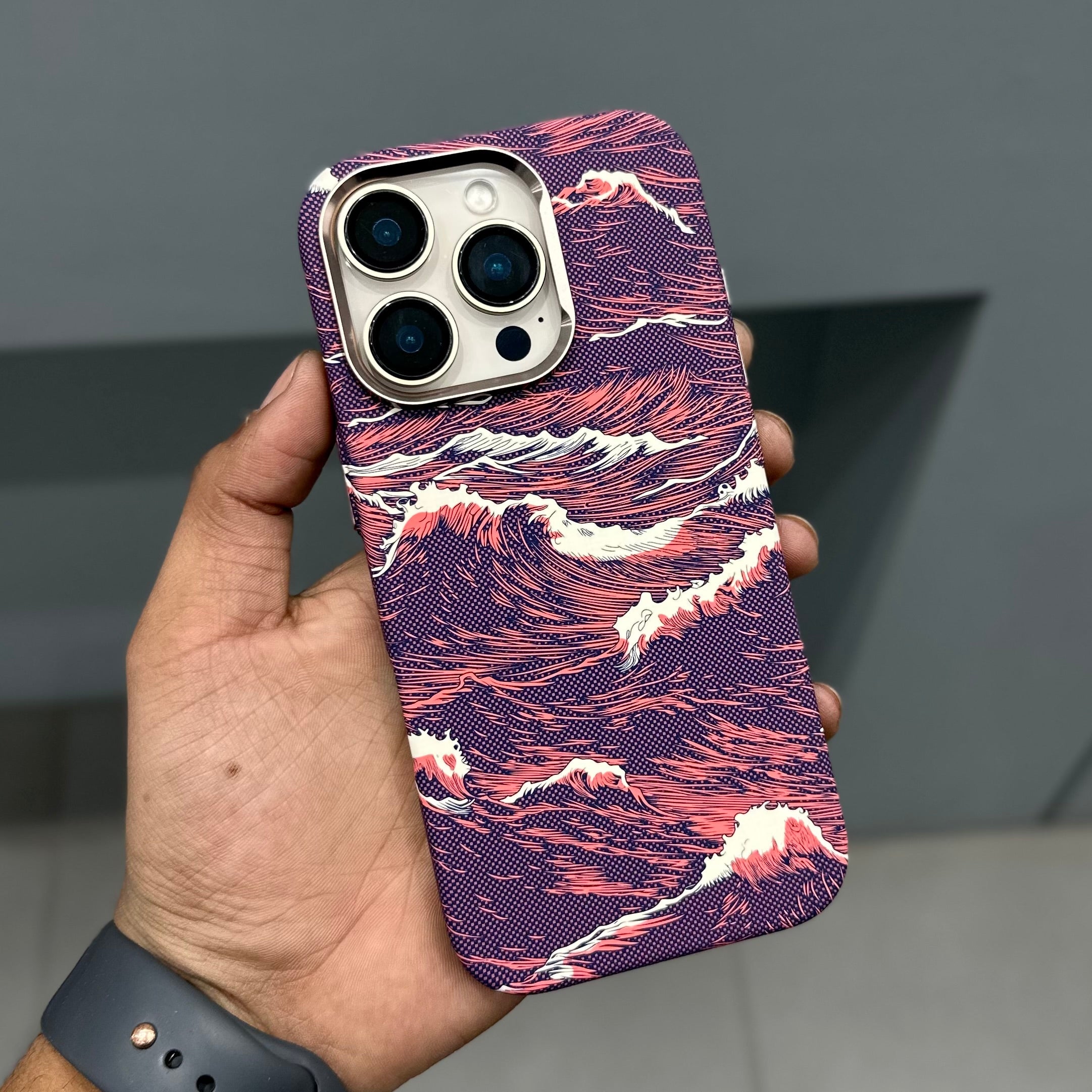 FREE AIR CARBON WAVE - BROWN ( No. 3122 ) Mobile Case by CoverMeUp - Style 4