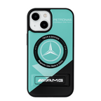 Protective Apple iPhone Back Cover - Printed Magsafe Hard Case with Stand for iPhone - Style 8