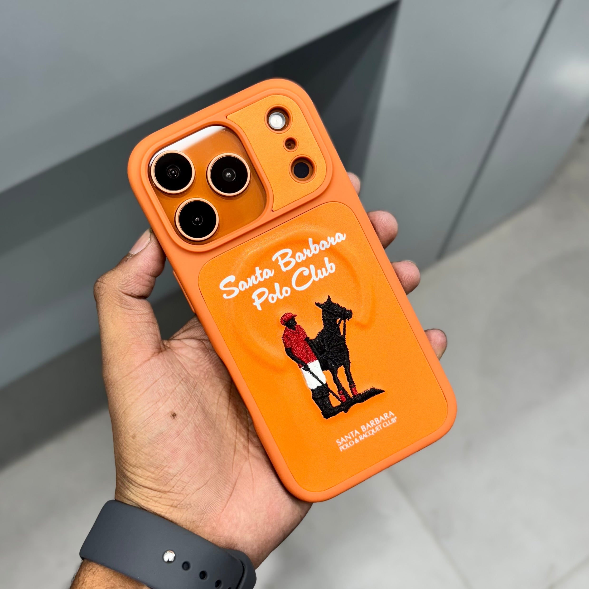 Santa Barbara questa mag-Orange with Magsafe Case ( No. 2002 ) 17 Series Mobile Case by CoverMeUp