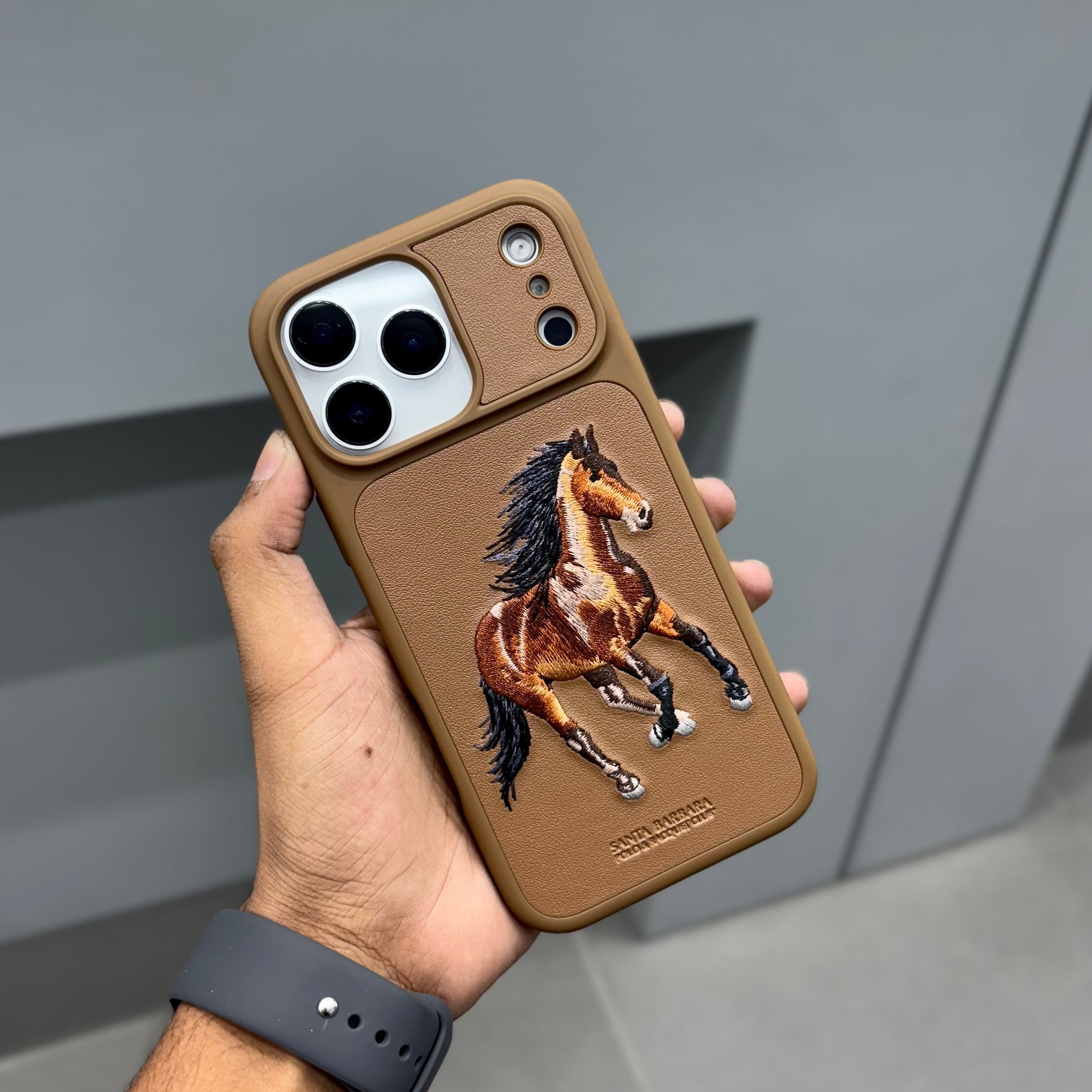 Santa Barbara boris gray Case-Brown ( No. 2006 ) 17 Series Mobile Case by CoverMeUp