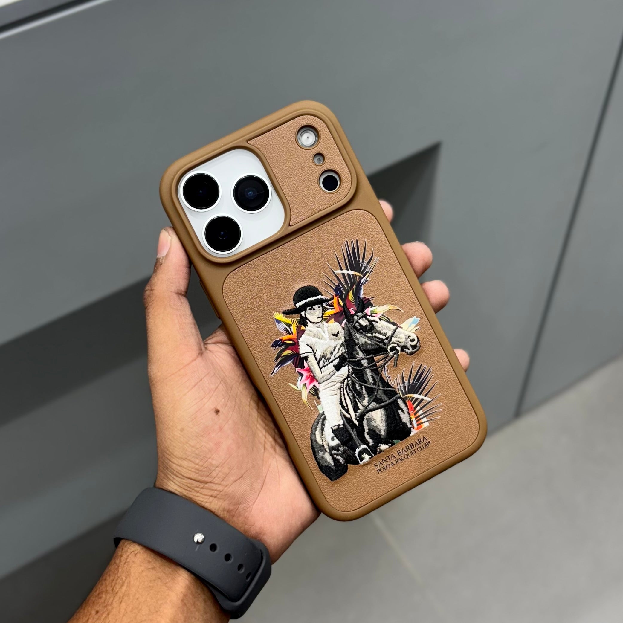 Santa Barbara cedric black Case-Brown ( No. 2007 ) 17 Series Mobile Case by CoverMeUp