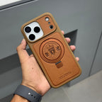 S B primo mag Case with Magsafe-Brown ( No. 2012 ) 17 Series Mobile Case by CoverMeUp