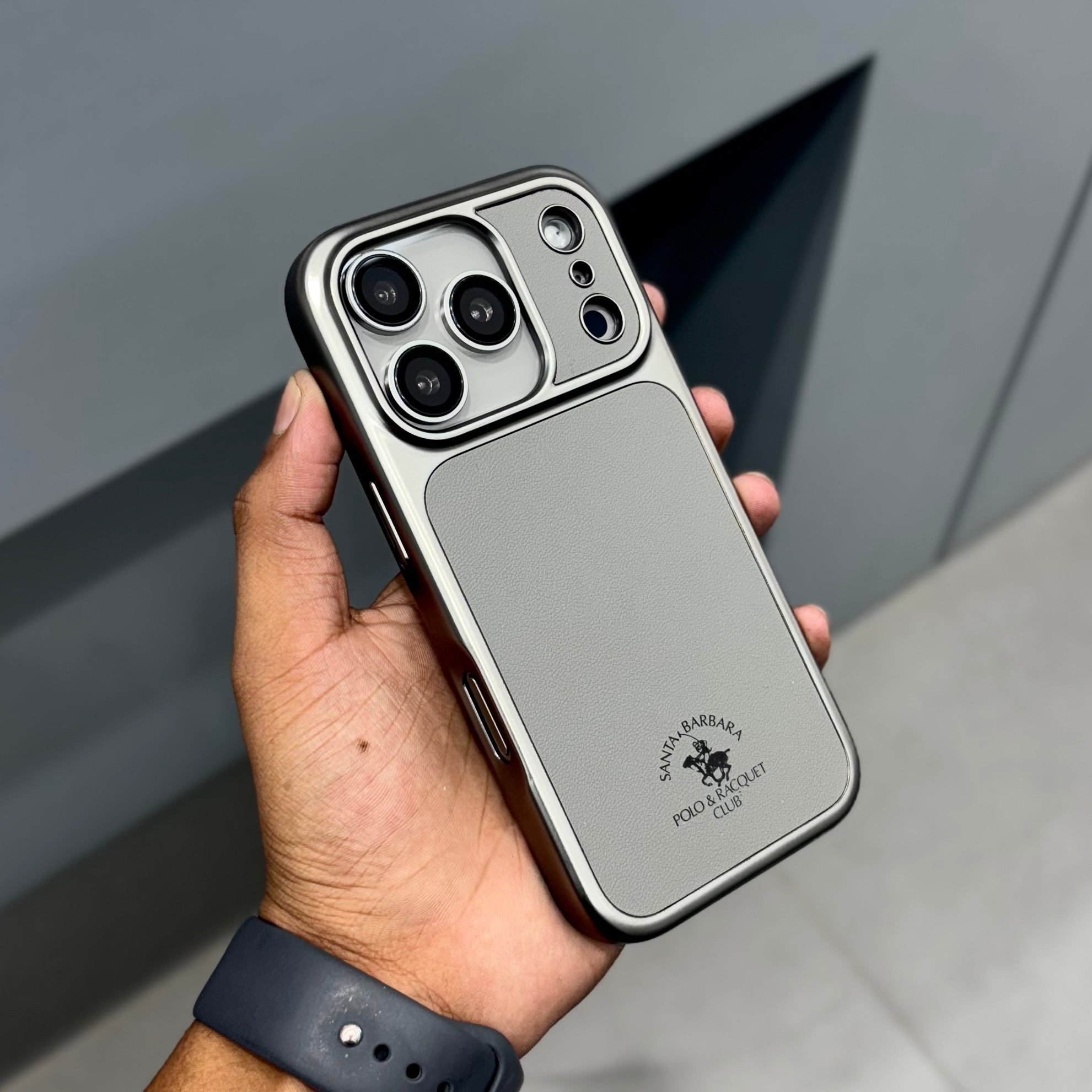S B Lucas Case with Magsafe-Grey ( No. 2059 ) 17 Series Mobile Case by CoverMeUp - Style 2