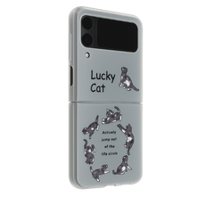 Cute Cartoon Cat Phone Case for Samsung Galaxy Z Flip 4