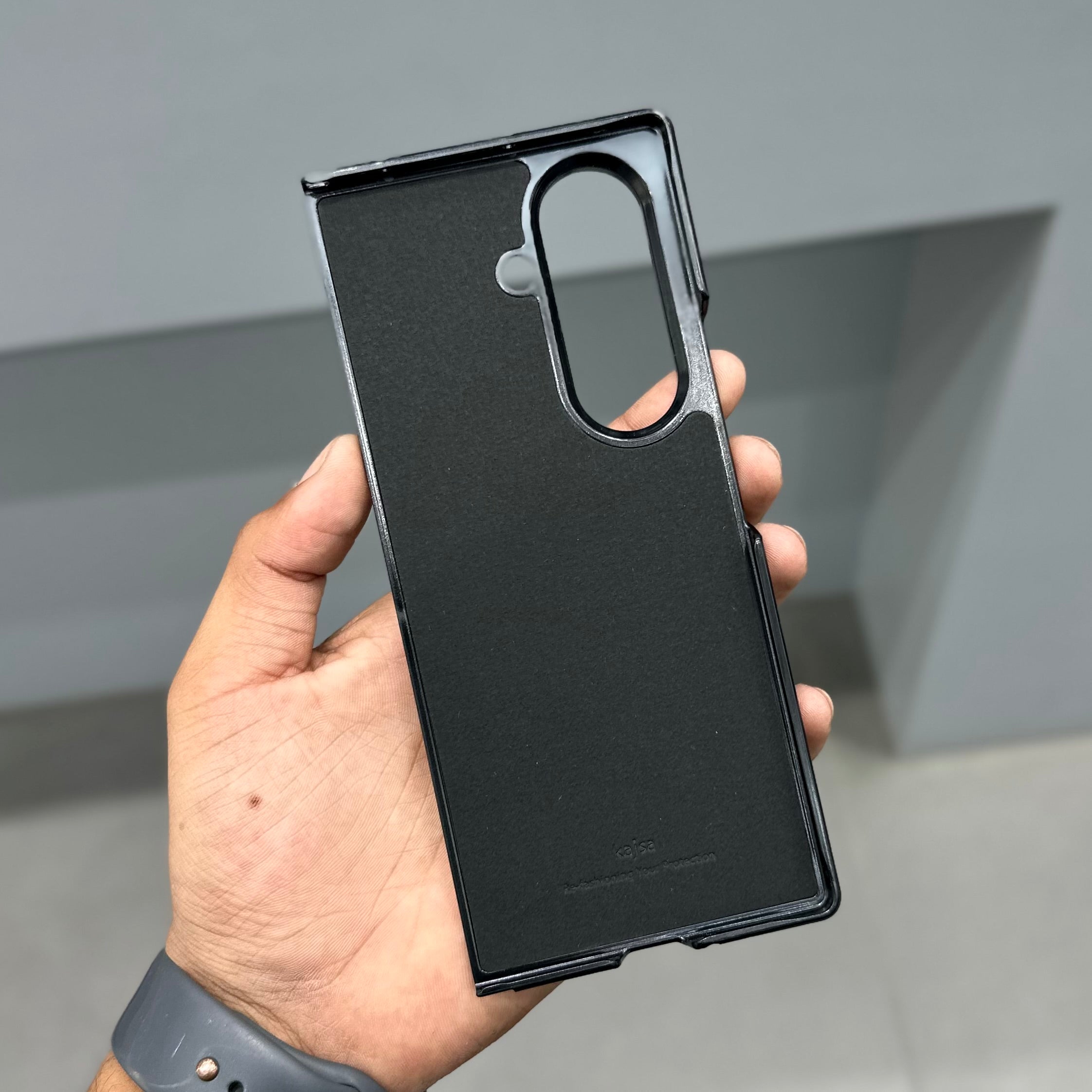 KAJSA LEATHER SAMSUNG CASE - BLACK 2.0 ( No. 3379 ) Mobile Case by CoverMeUp - Style 4