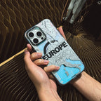 Protective Apple iPhone Back Cover - Youngkit International Series EUROPE Designer Matte Finish Case for iPhone 16 Pro - Style 5
