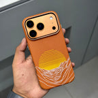 KDM Grafix Sunset with Magsafe Case - Orange ( No. 2222 ) Mobile Case by CoverMeUp