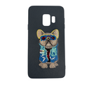 3D Embroidery Leather Back Case Compatible with Samsung Galaxy S8 Mobile Case by CoverMeUp - Style 3