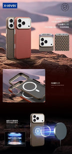 X level Classique Ultra Slim Carbon Magsafe Case for iPhone 17/18 Pro & Pro Max Series
