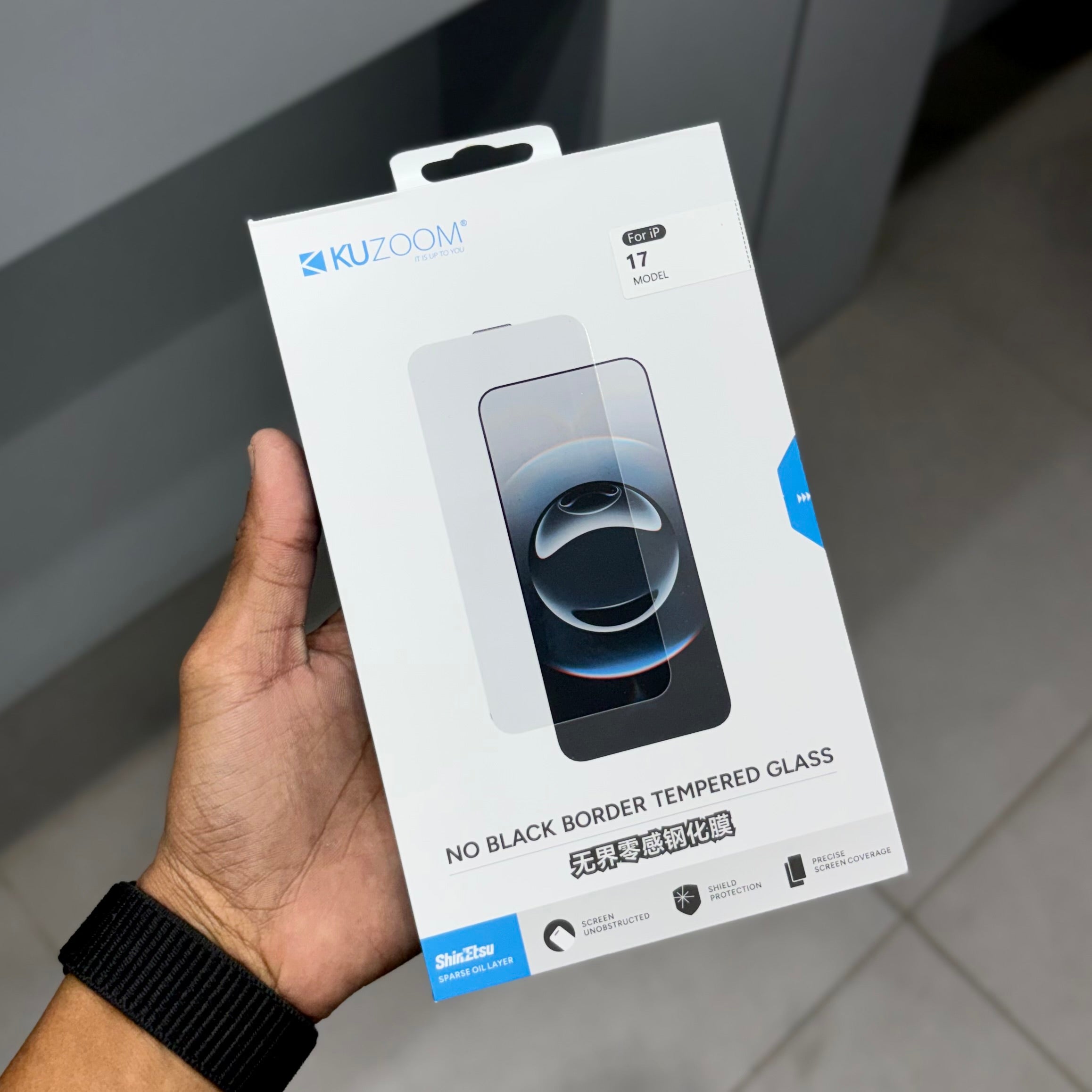 KUZOOM Clear Glass ( No. 2267 ) Mobile Case by CoverMeUp - Style 2