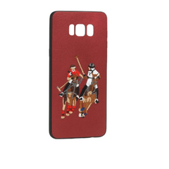 3D Embroidery Leather Back Case Compatible with Samsung Galaxy S8