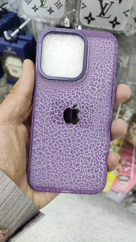 Frosted Case with logo for iPhone with metal ring protection