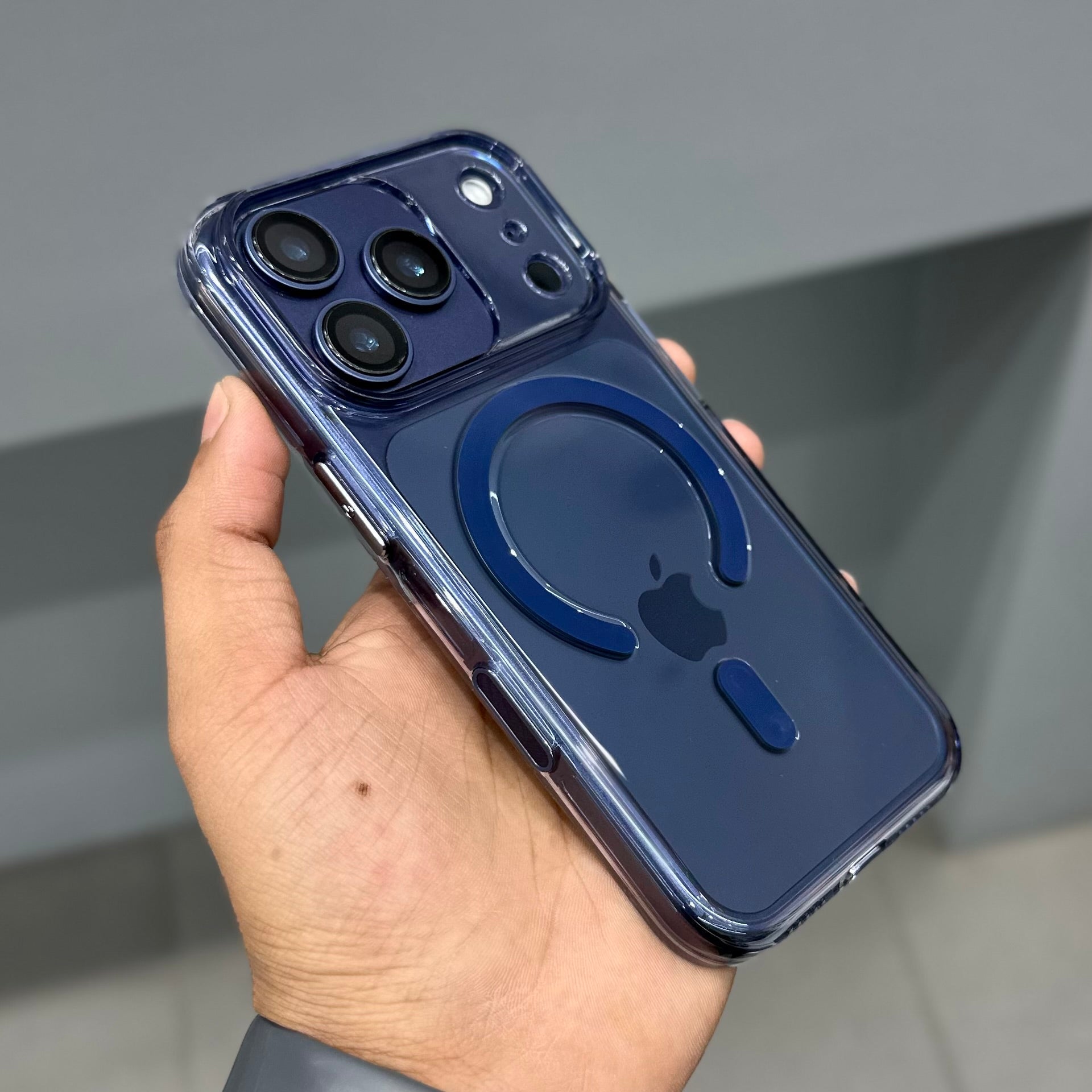 CMAQ ULTRA CLEAR CAPTURE CASE - BLUE ( No. 3072 )