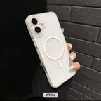 Protective Apple iPhone Back Cover - Slim Fit Hard MagSafe iPhone Case with Embossed Stripes - Style 7