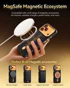 Raptic Aramid Dual Fortune Case for iPhone 17/18 Pro & Pro Max - iPhone 17 Pro Max / 18 Pro Max - Black