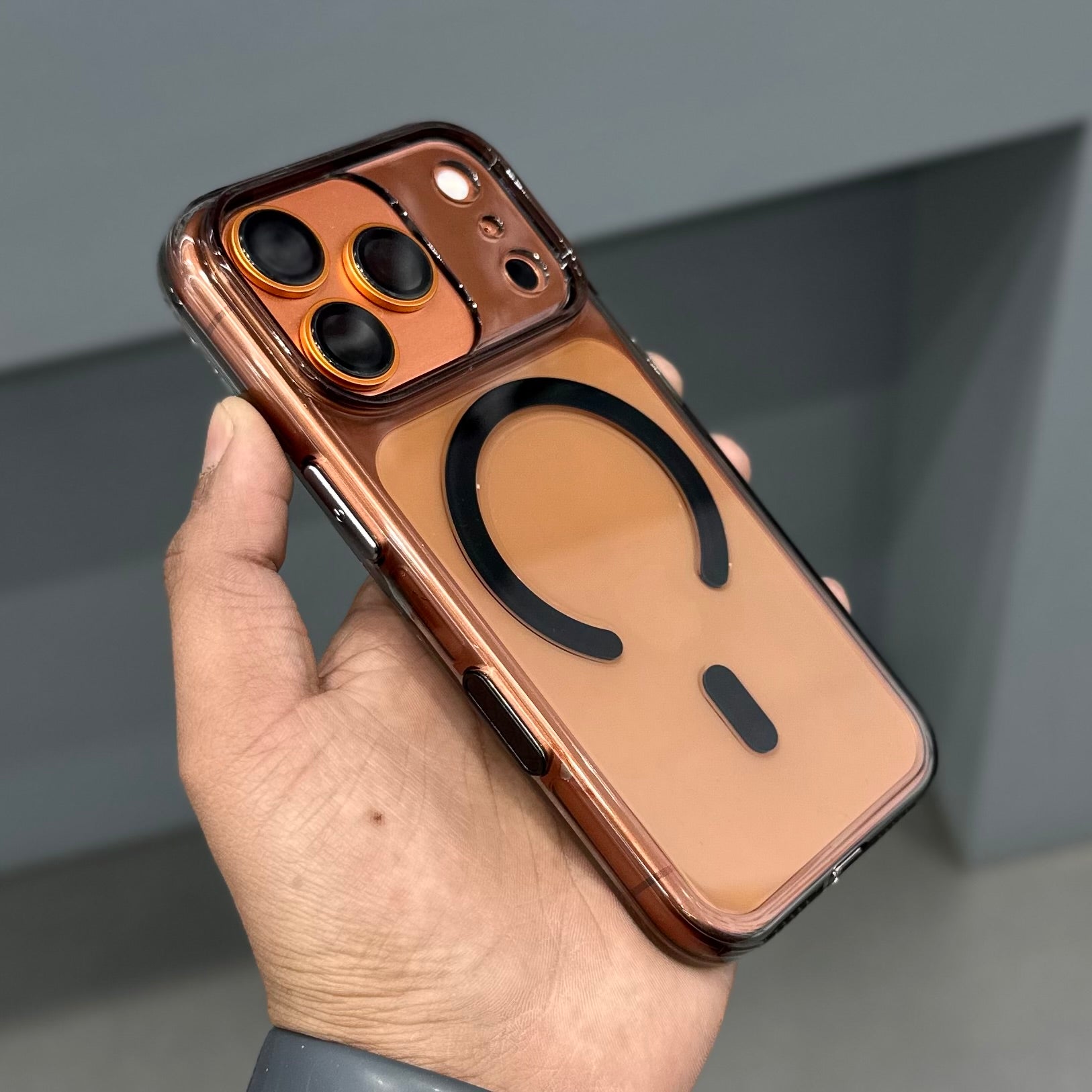 CMAQ ULTRA CLEAR CAPTURE CASE - BLACK ( No. 3071 )