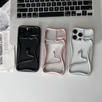Protective Apple iPhone Back Cover - Serpente Carved Silicone iPhone Case - Style 2