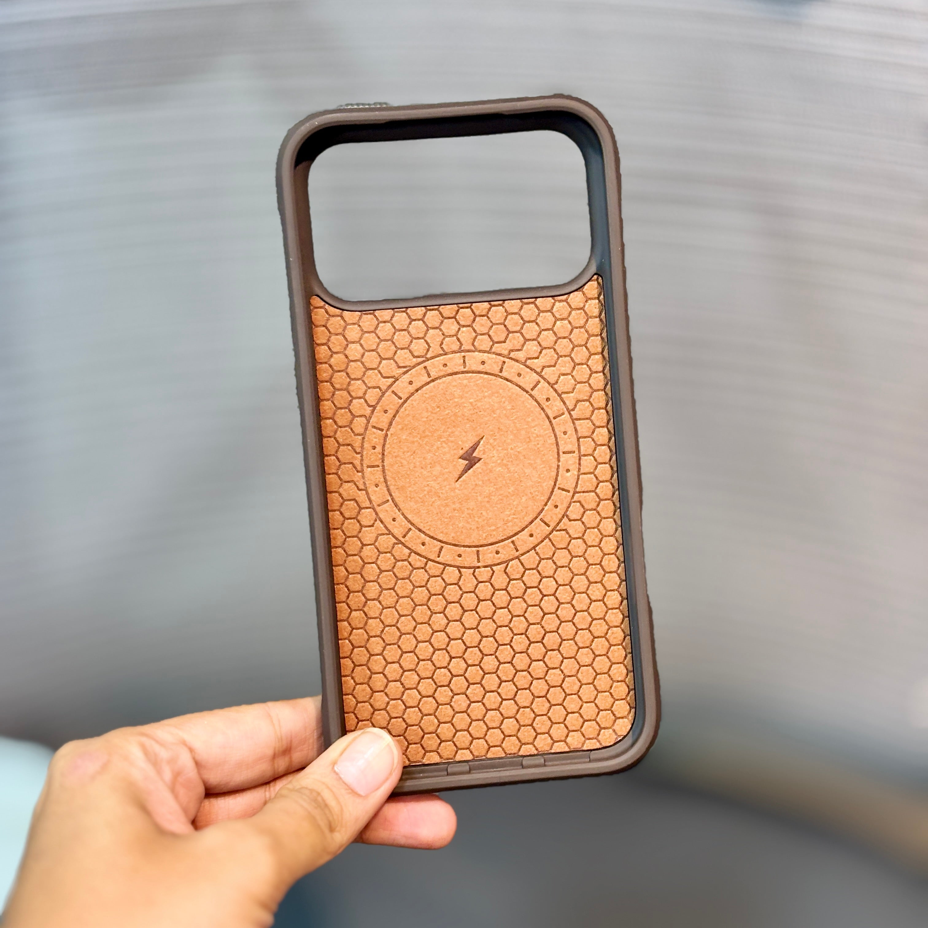 Protective Apple iPhone Back Cover - BronzeFiber MagSafe iPhone 16 Series Case - Style 6