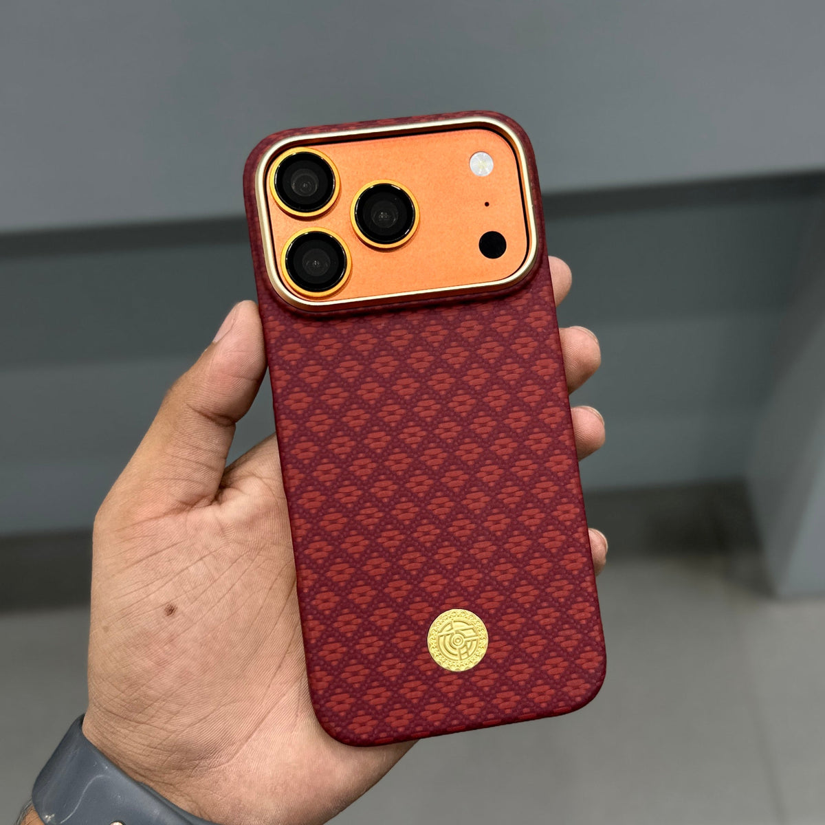 BENKS ARMORG RID CASE - RED GOLD ( No. 4042 )
