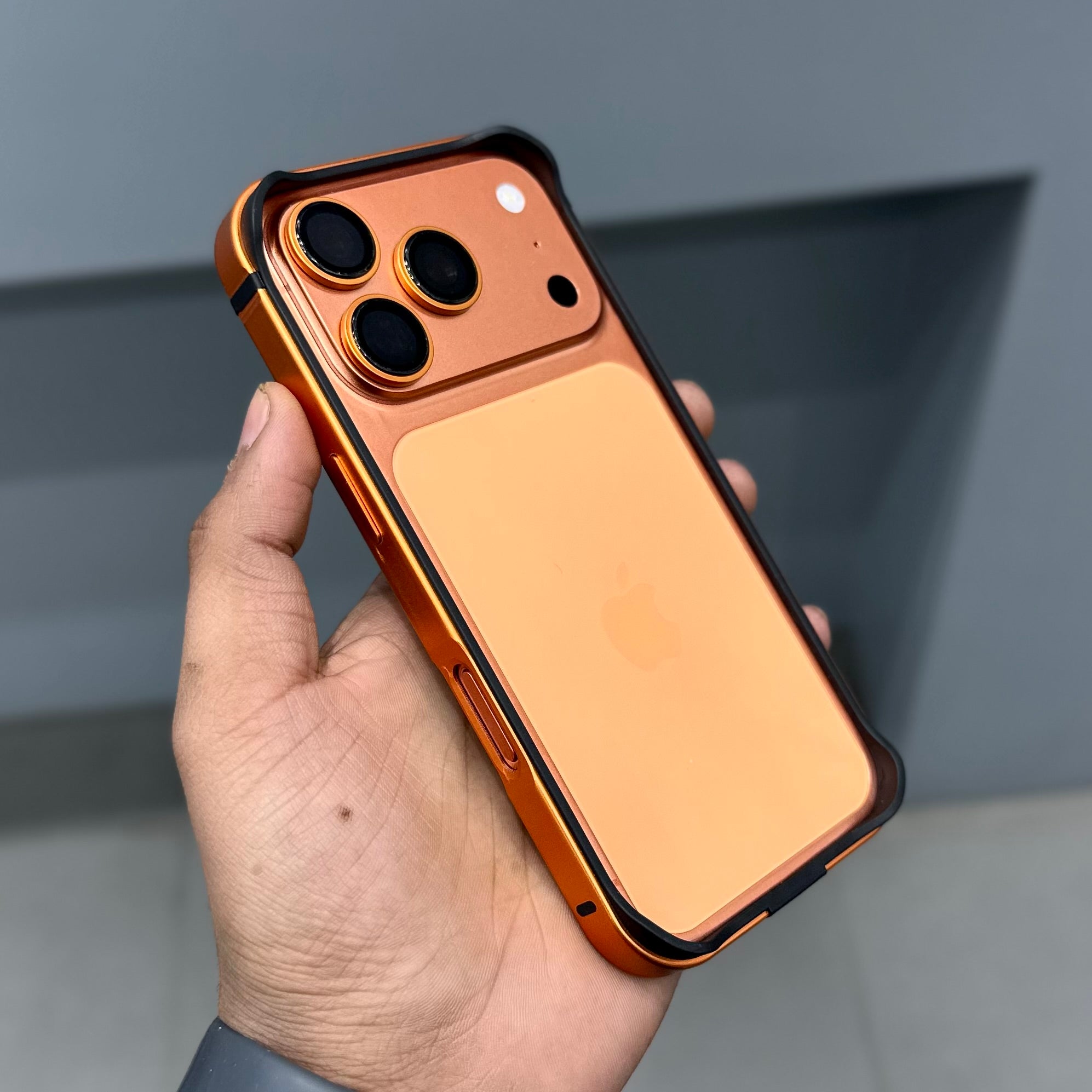 STORE BOX METAL BUMPER - ORANGE ( No. 3017 ) Mobile Case by CoverMeUp - Style 3