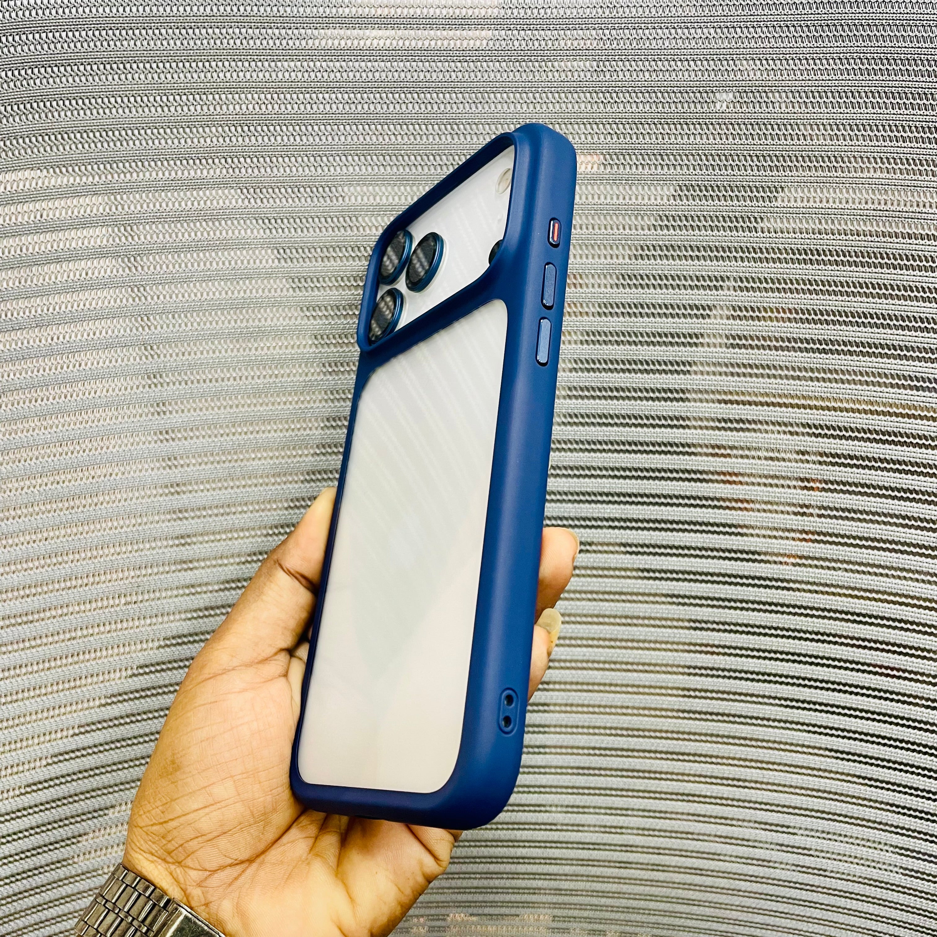 EdgeView Transparent Shock iPhone 17 Pro Max Case