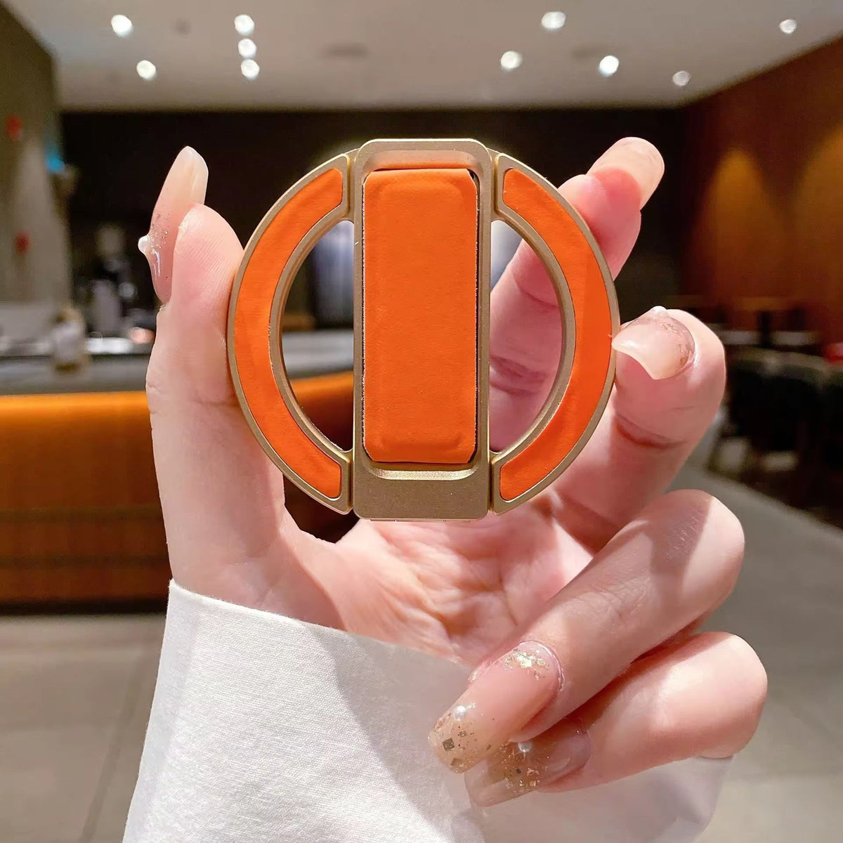 Premium Leather MagSafe Ring Stand