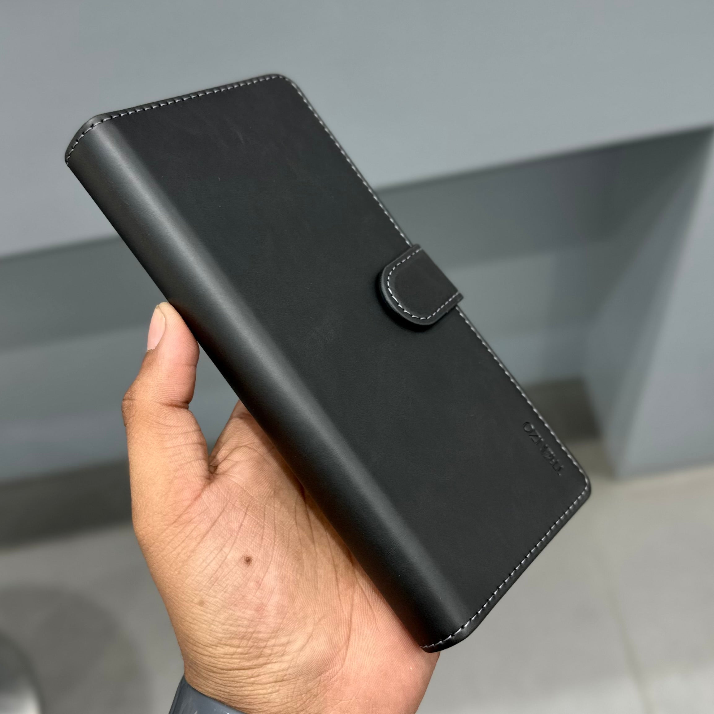 TRANZO DETACHABLE FLIP CASE - BLACK ( No. 3406 ) Mobile Case by CoverMeUp - Style 4