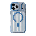 Glossy Aurora Reflection MagSafe Case for iPhone 17/18 Pro & Pro Max - iPhone 17 Pro / 18 Pro - Glacier Blue