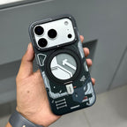 Youngit Cyer With Stand Magsafe Case-Black ( No . 2330 )